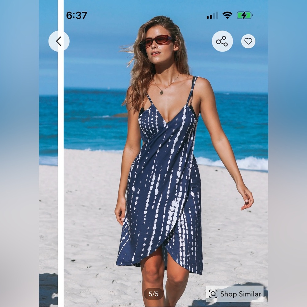 Navy & White Cover-up